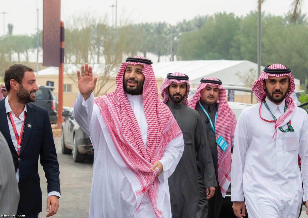 محمد بن سلمان يشرف سباق الفورمولا إي