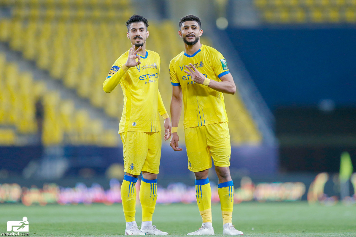 النصر والعين.. عبور أصفر «صور»