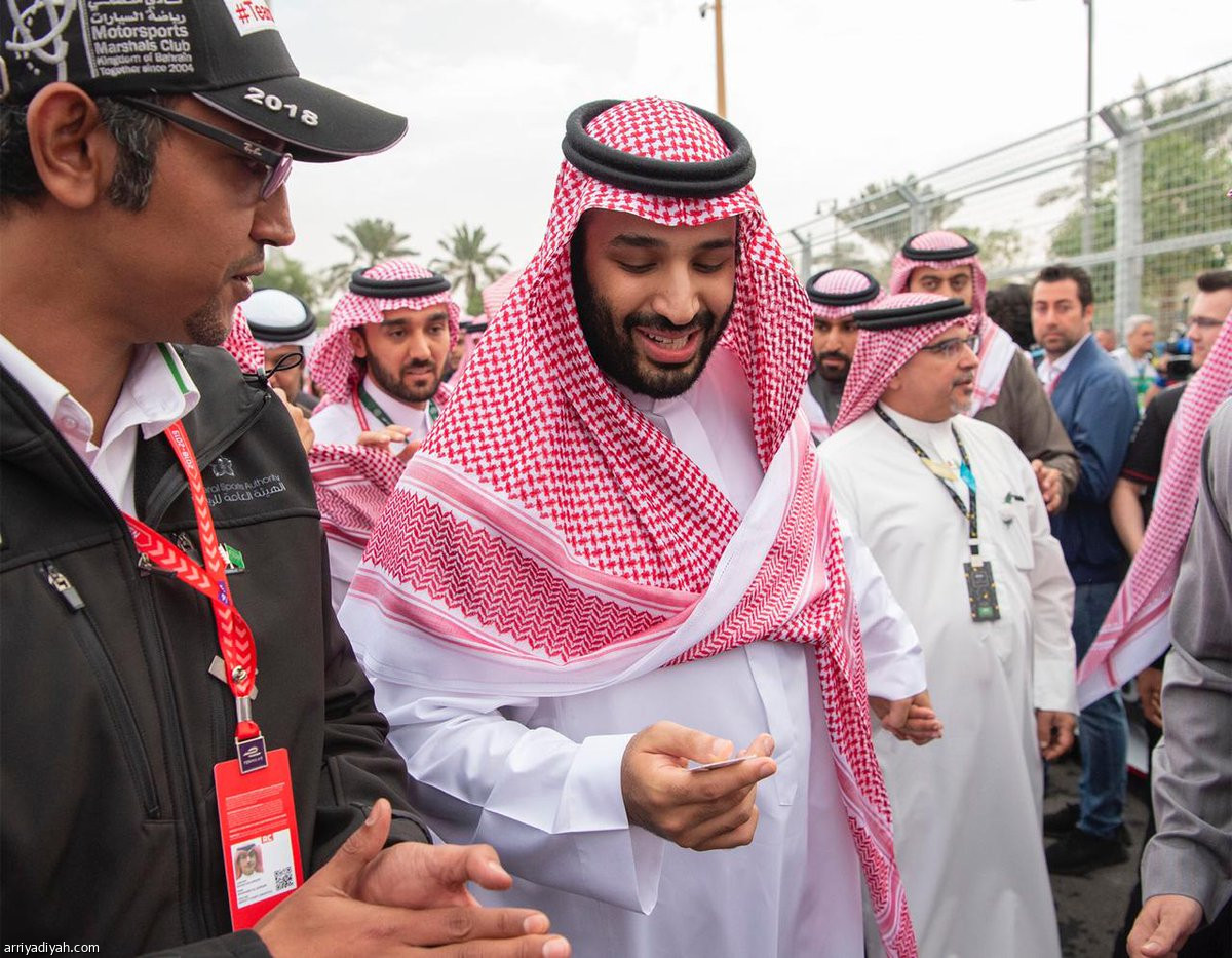 محمد بن سلمان يشرف سباق الفورمولا إي