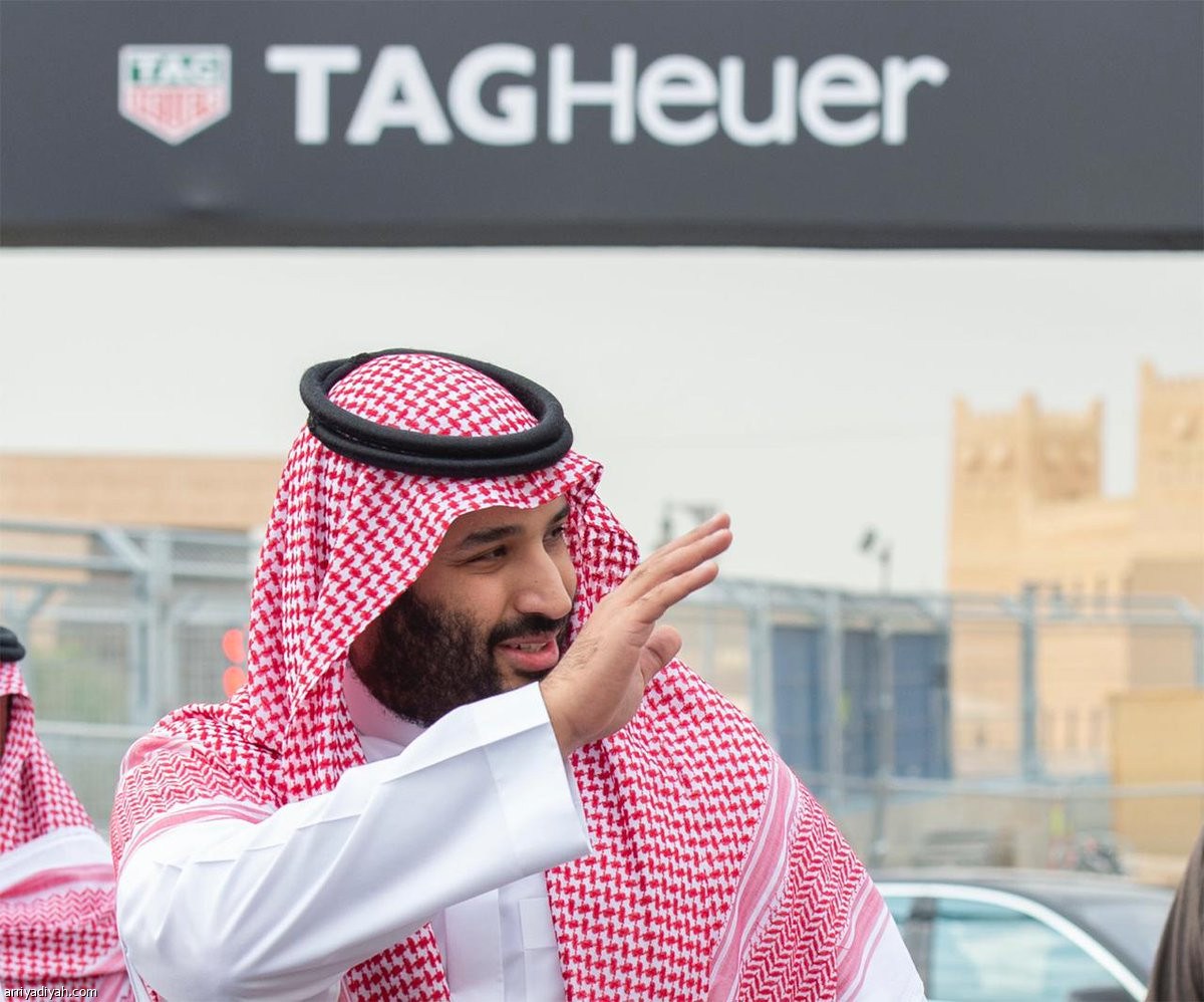 محمد بن سلمان يشرف سباق الفورمولا إي