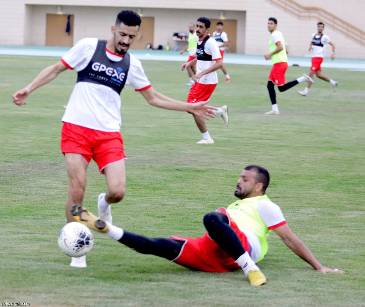 أبها.. مناورات في الجامعة