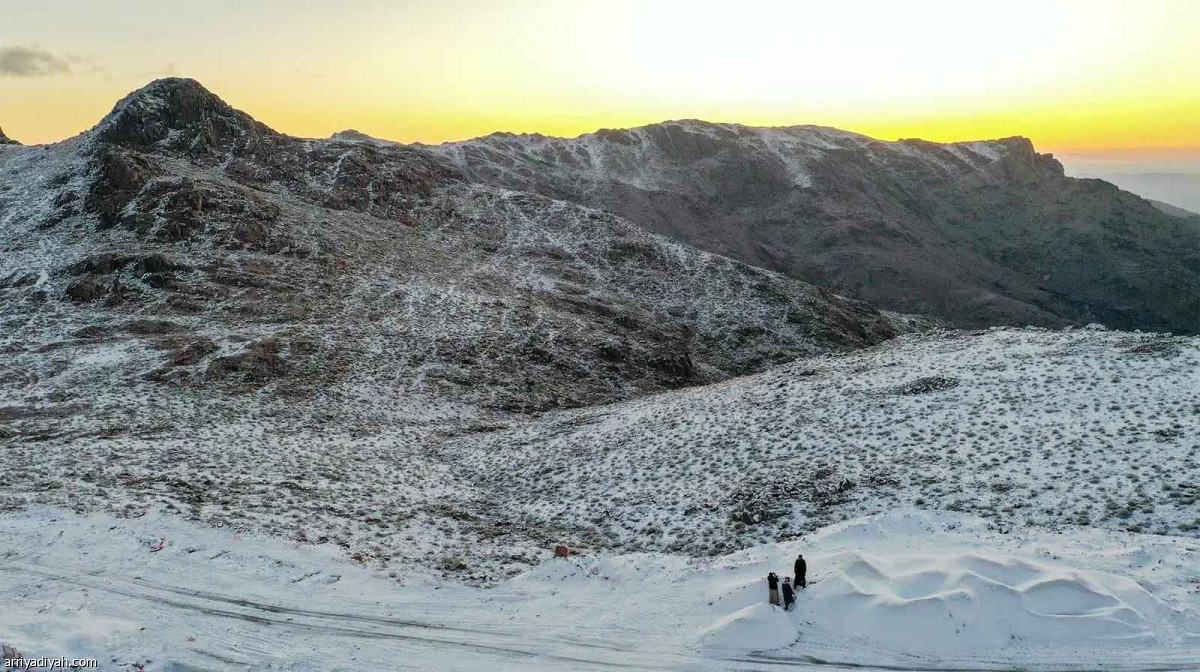 بياض الثلج.. يغطي «تروجينا»