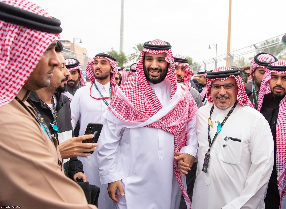 محمد بن سلمان يشرف سباق الفورمولا إي